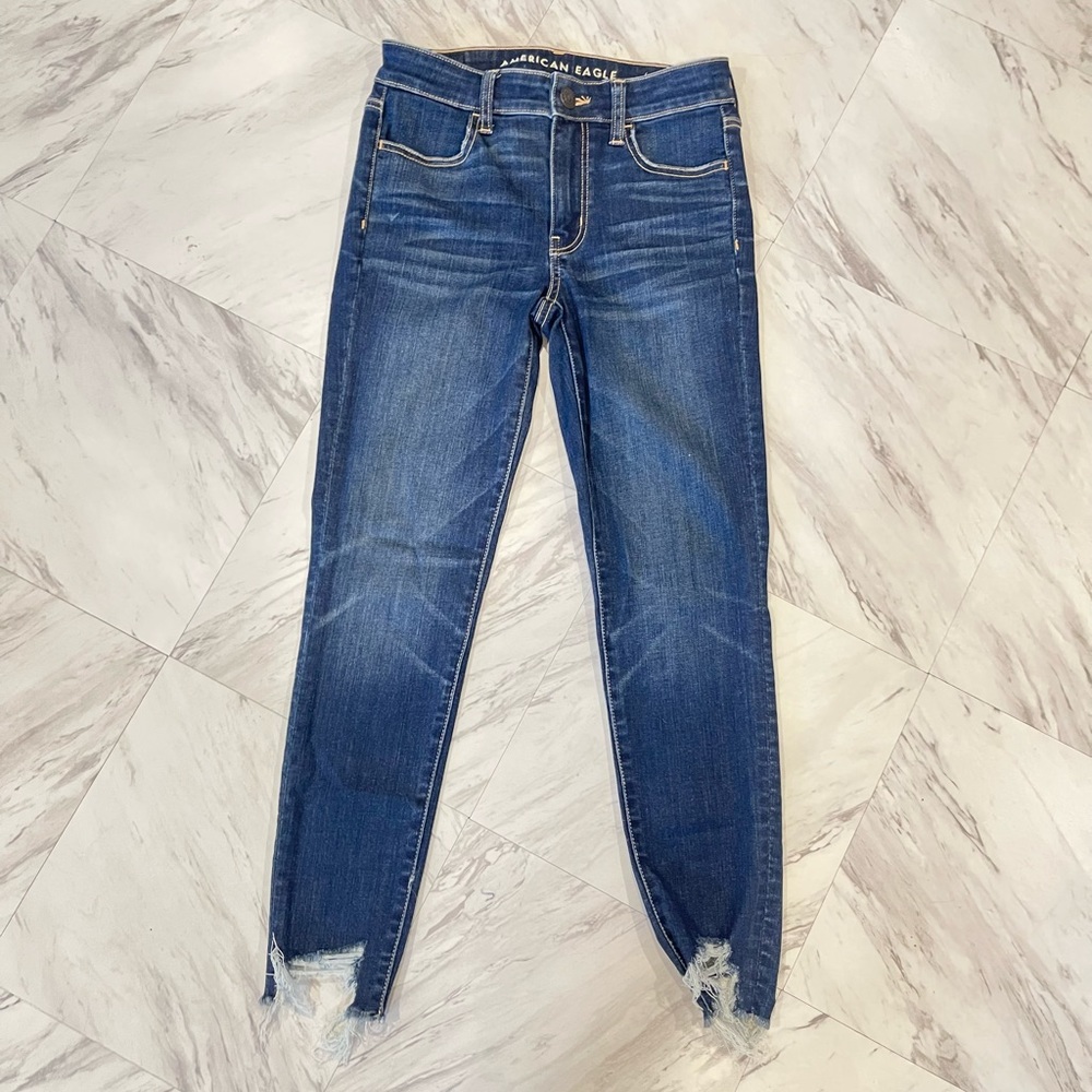 American Eagle high rise jegging crops